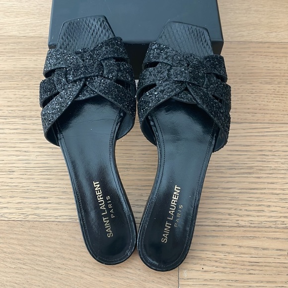 Saint Laurent Tribute Sandals - Picture 2 of 4